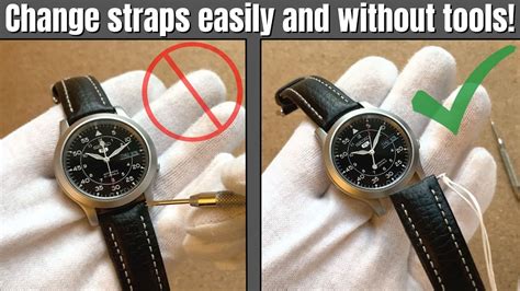 remove watch strap without tool